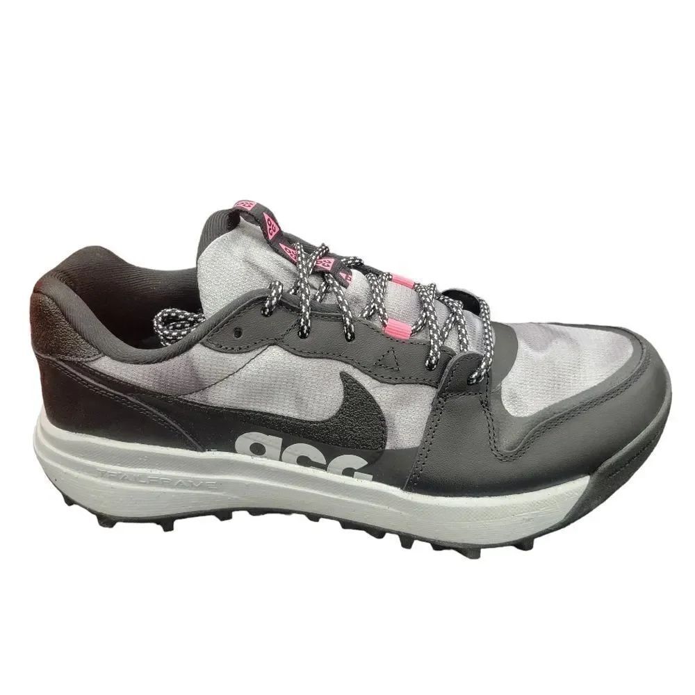 Nike Men's Size's ACG Lowcate SE Trail Hiking Shoes DR1030 001 Black Hyper Pink